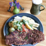 Schnitzel mit Spargel